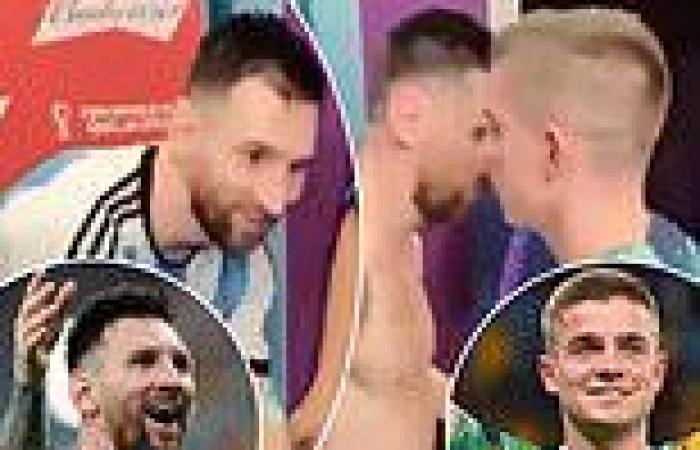 sport news Socceroos star Cam Devlin gets Lionel Messi's shirt as Argentina skipper scores ... trends now