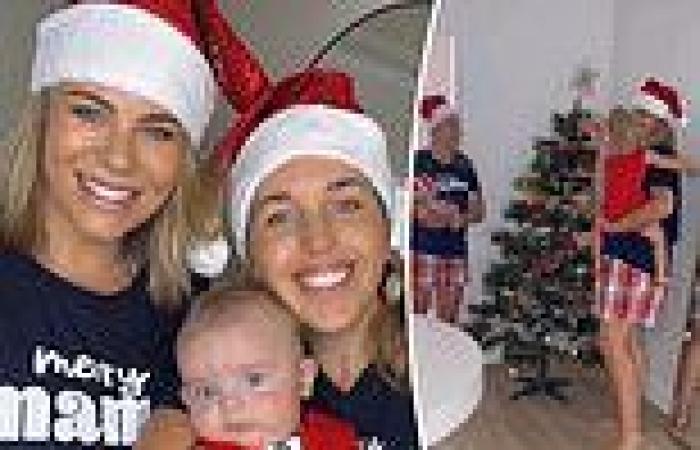 Newlyweds Fiona Falkiner and Hayley Willis decorate the house for Christmas trends now