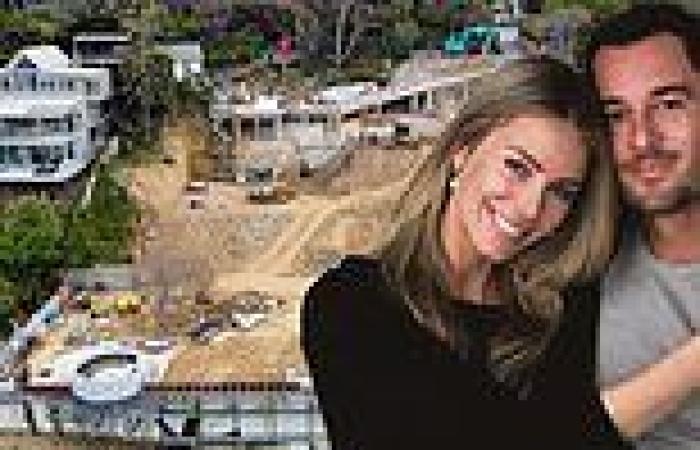 Construction of Jennifer Hawkins and husband Jake Wall's $30m mega-mansion at ... trends now