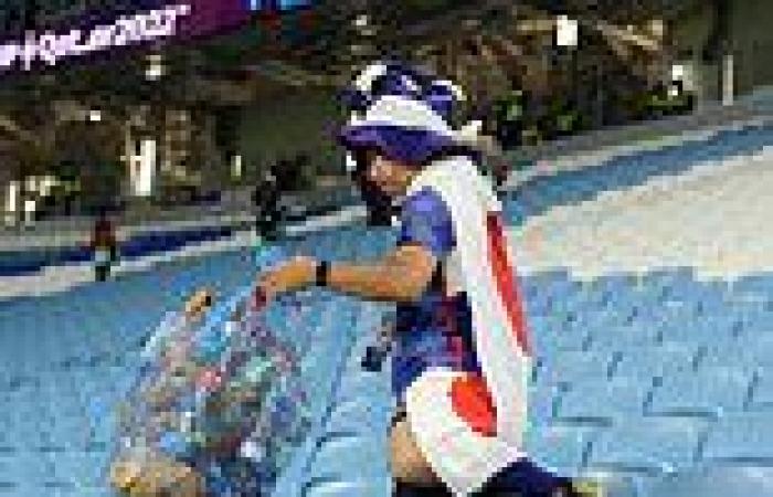 Japan fans again win plaudits for picking up rubbish after defeat to Croatia at ... trends now