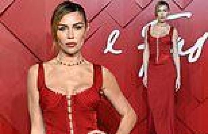 British Fashion Awards 2022: Abbey Clancy looks glam in floor-length red dress trends now