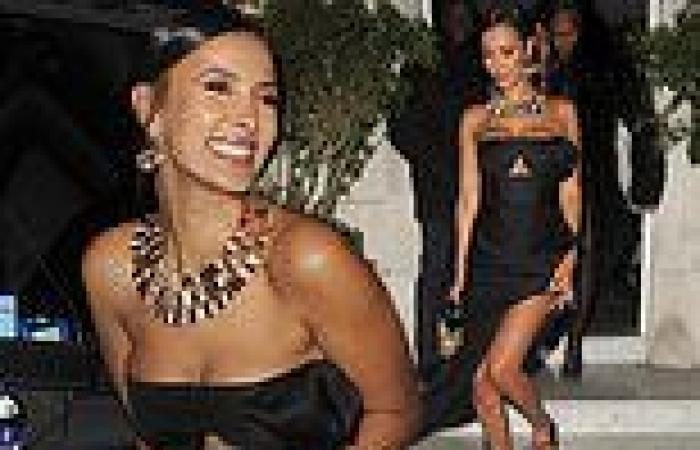 Maya Jama looks in great spirits leaving British Fashion Awards afterparty trends now