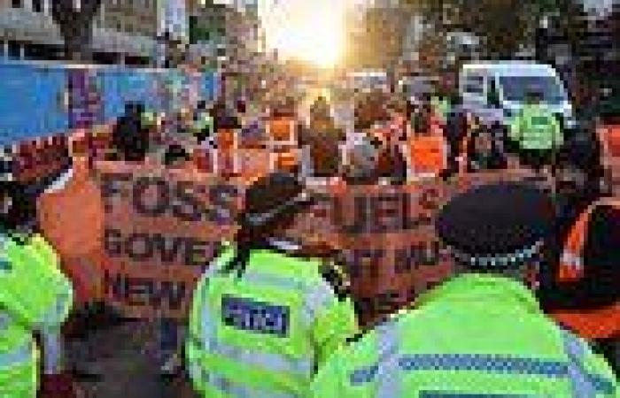 Just Stop Oil protesters block south London road as they stage ANOTHER slow ... trends now