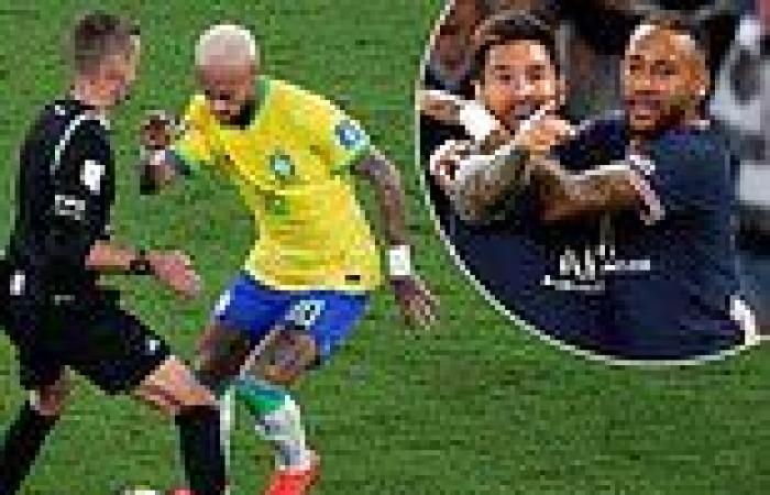 sport news World Cup: Brazil's Neymar imitates outrageous Lionel Messi skill by using ... trends now