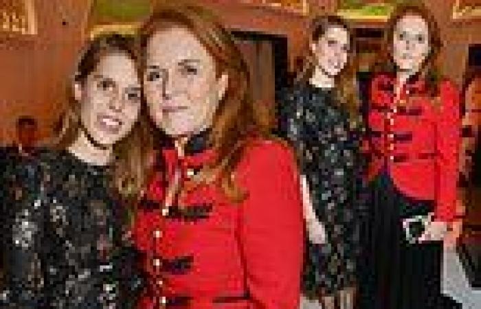 Princess Beatrice and her mother Sarah Ferguson attend The Lady Garden Gala trends now