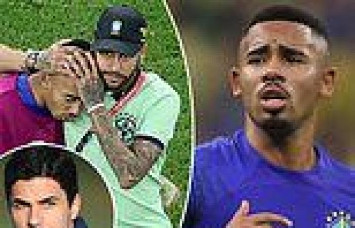 sport news Arsenal star Gabriel Jesus set for 'extended spell' out with Brazilian to have ... trends now
