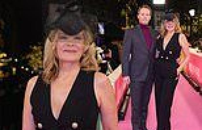 Kim Cattrall attends Emily In Paris premiere alongside partner Russell Thomas  trends now