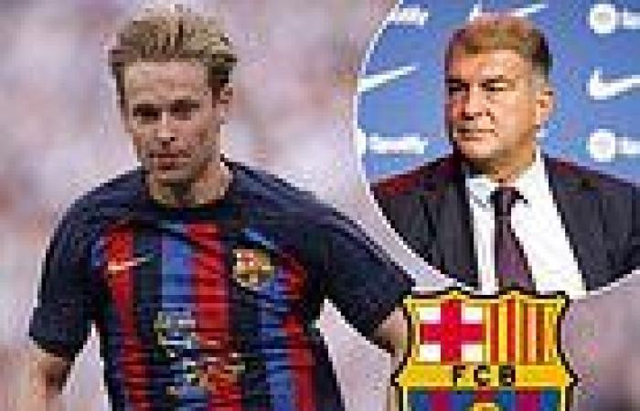sport news Cash-strapped Barcelona 'want to REDUCE Frenkie de Jong's salary as they look ... trends now