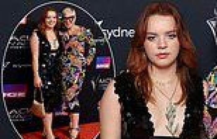 Baz Luhrmann's daughter Lilly puts on busty display as she attends AACTAs with ... trends now
