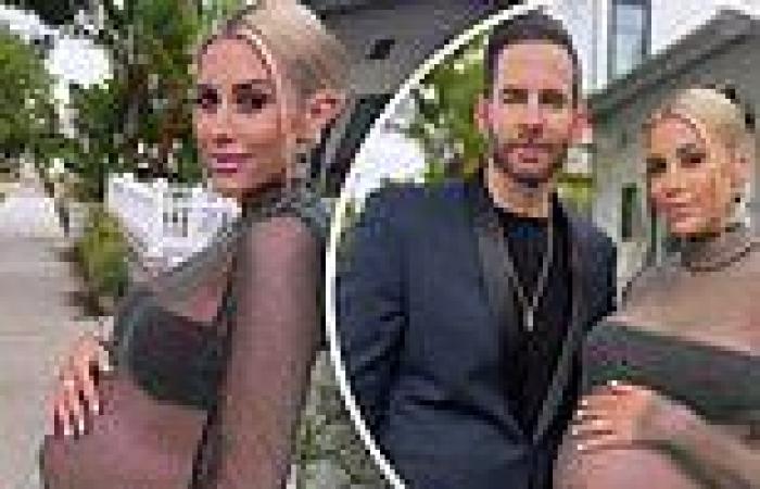 Pregnant Heather Rae Young showcases her baby bump and lingerie in a SHEER mesh ... trends now
