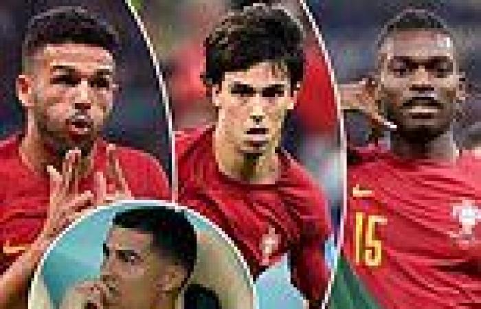 sport news Hail the heirs to Ronaldo's throne! Young trio prove Portugal can do it without ... trends now