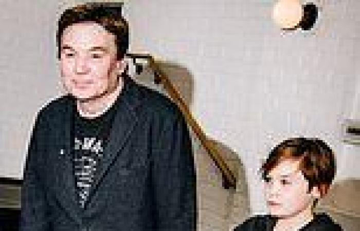 Mike Myers, 59, makes rare appearance with his son Spike, 11 trends now