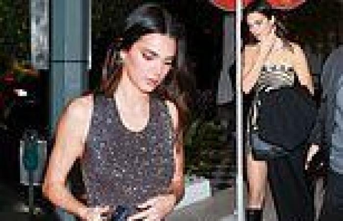 Kendall Jenner shows off her model frame in two outfits during night out in LA trends now