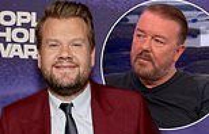 Ricky Gervais reveals that James Corden reached out to apologise after copying ... trends now