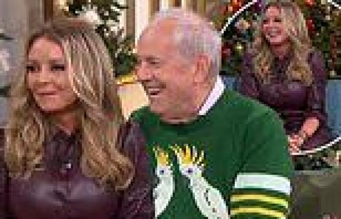 Carol Vorderman is teased by co-star Gyles Brandreth as he jests she has 'so ... trends now