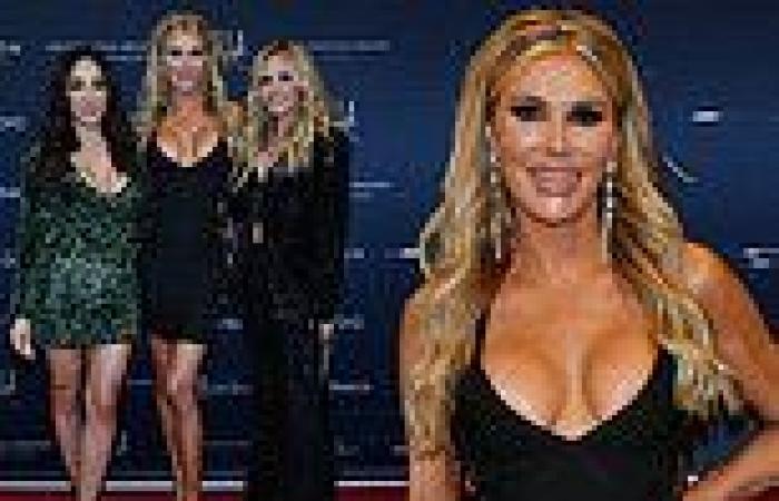 Brandi Glanville shows off  cleavage in black minidress in Las Vegas while out ... trends now