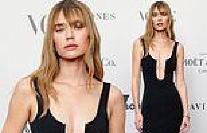 Liam Hemsworth's model girlfriend Gabriella Brooks the NGV Gala opening night trends now