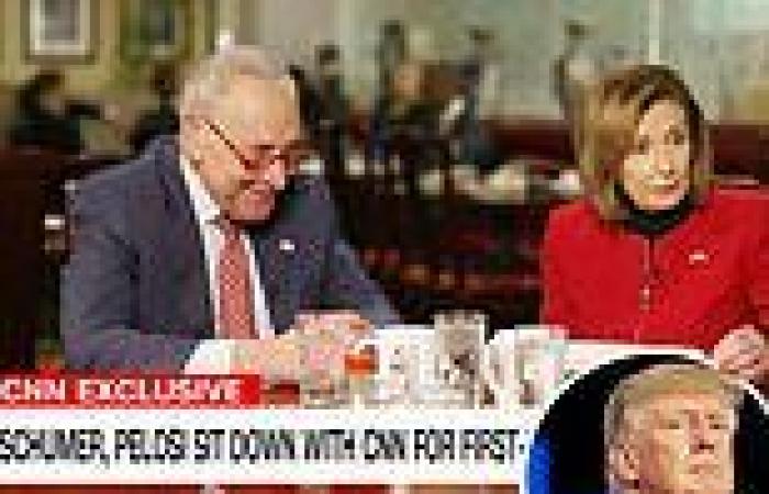 Nancy Pelosi and Chuck Schumer laugh about treating Trump like a child in first ... trends now