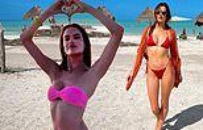 Alessandra Ambrosio rings in the New Year in two bikinis while on the beach in ... trends now
