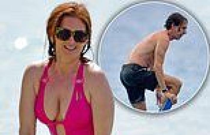 Isla Fisher dons a tight pink swimsuit during Barbados getaway with husband ... trends now