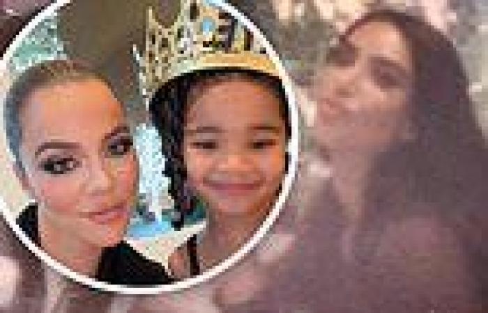 Khloe Kardashian shares cute selfie with daughter True wearing a crown as they ... trends now