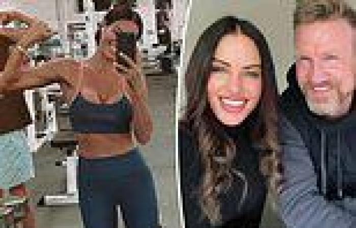 Alex Pike shows off her muscles and toned abs as she completes workout at the ... trends now