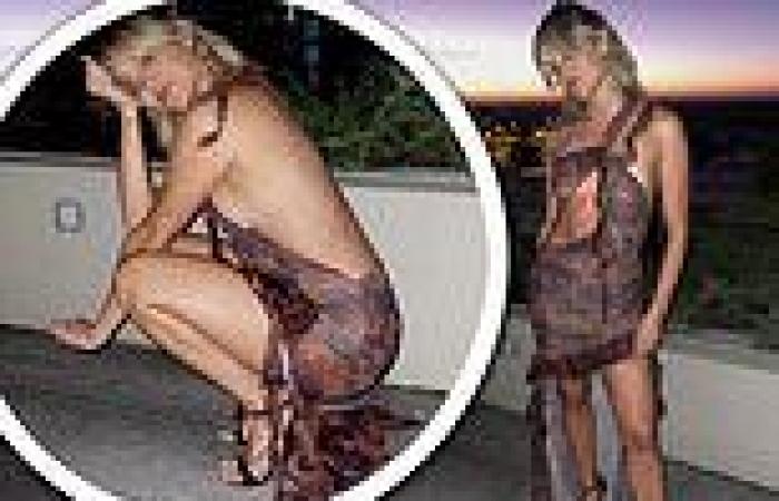 Ashley Roberts leaves little to the imagination donning a see-through dress for ... trends now