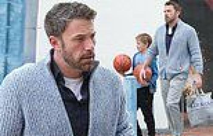 Ben Affleck takes his son Samuel shopping for basketballs trends now