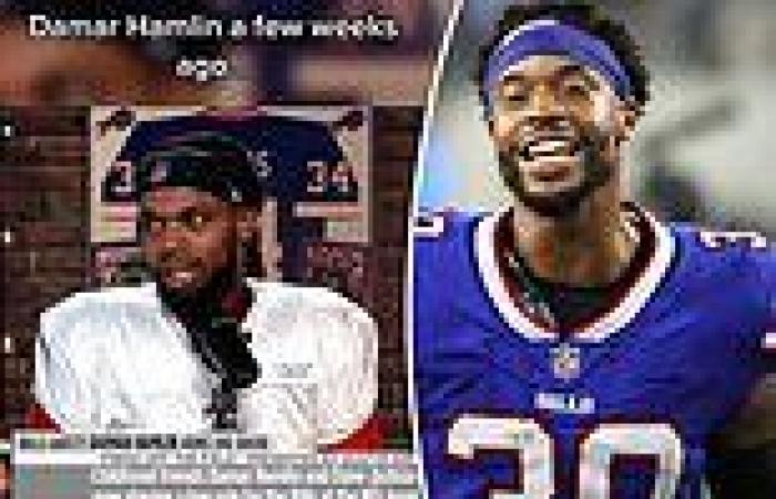 sport news Bills safety Damar Hamlin is seen opening up in recently surfaced clip about ... trends now