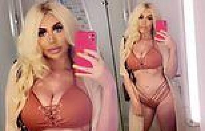 Chloe Ferry shows off her hourglass curves in a busty bikini trends now