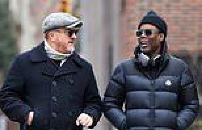 Chris Rock steps out with controversial comedian Louis C.K. at the dog park trends now