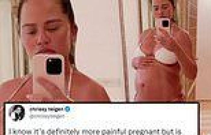 Chrissy Teigen asks fans advice for 'waxing down there' while pregnant with ... trends now