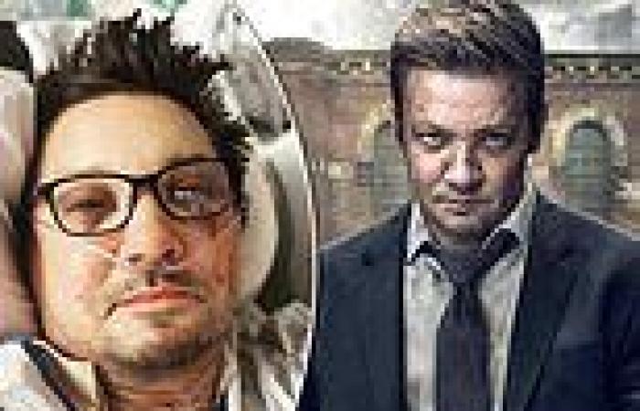 Jeremy Renner's wounds in posters for his show The Mayor of Kingstown are ... trends now