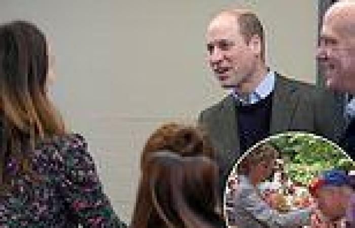 Prince William meets with the homeless at a charity in London previously ... trends now