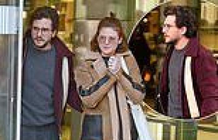 Kit Harington and wife Rose Leslie return to London after Paris Fashion Week ... trends now