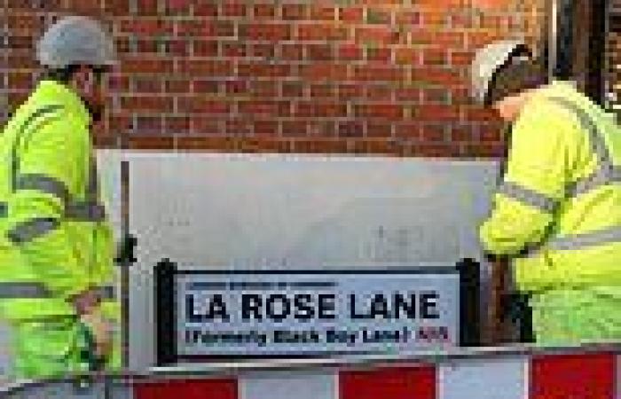 Council spends £180,000 renaming Black Boy Lane in London in aftermath of BLM ... trends now