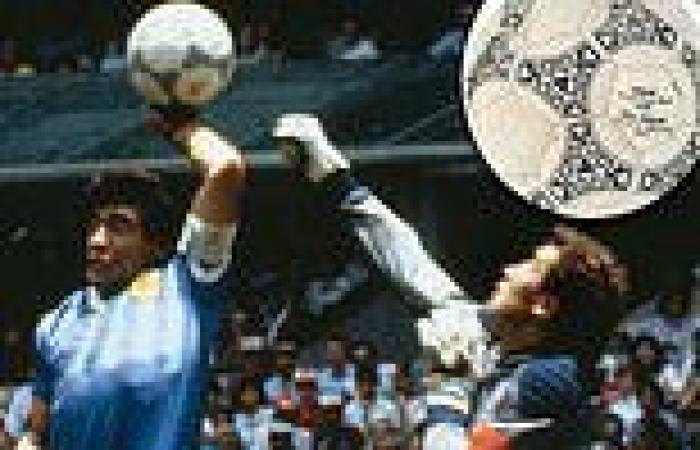 sport news Diego Maradona's 'Hand of God' ball hits the auction block trends now