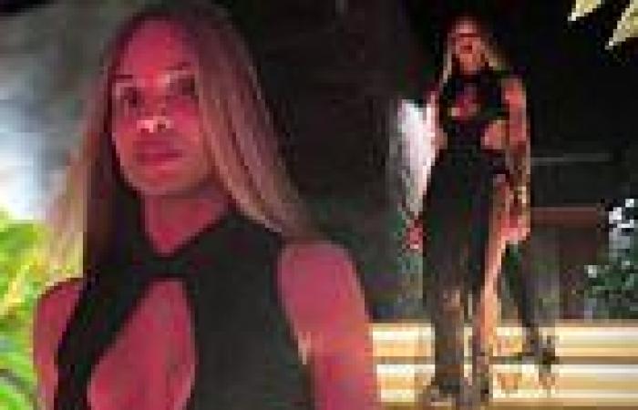 Ciara is one hot mama-of-three in a cleavage-boosting, thong-flashing sheer ... trends now