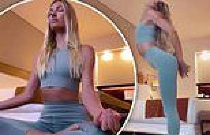 Candice Swanepoel flashes her taut midriff in crop-top trends now
