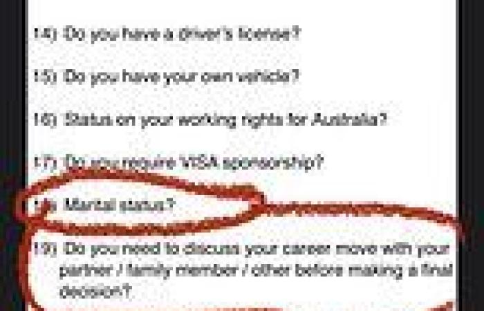 Sydney company asks potential employees bizarre, discriminatory pre-interview ... trends now