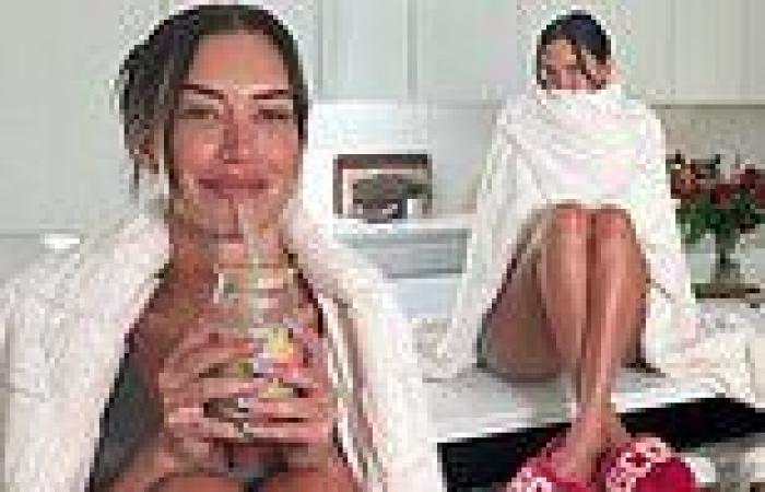 Kylie Jenner's BFF Anastasia Karanikolaou wraps herself in a blanket from home ... trends now