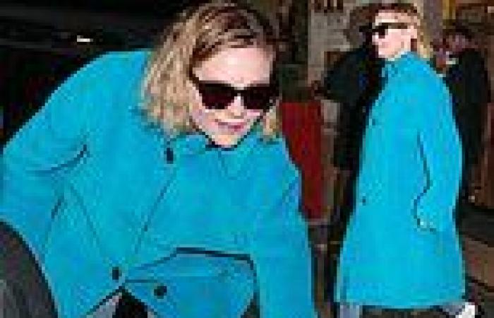 Kirsten Dunst wows in a striking blue coat as she leaves her hotel in Paris ... trends now