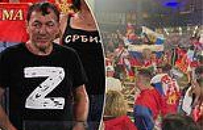 sport news Fan at the Australian Open wears Russia's 'Z' war symbol on his shirt during ... trends now