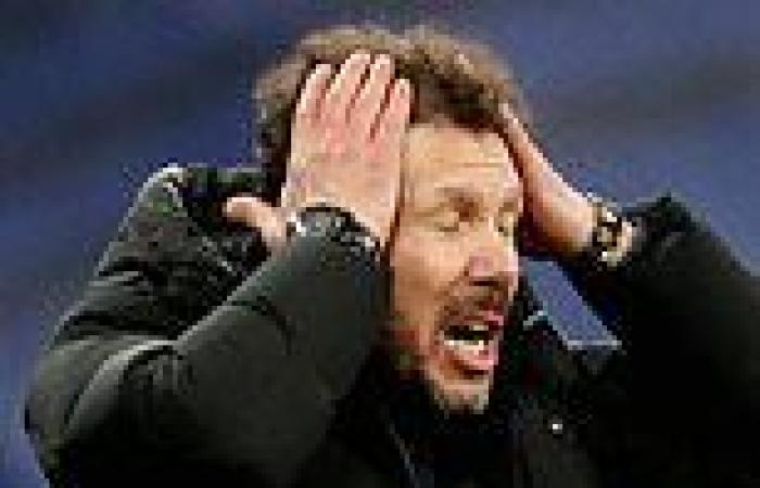 sport news Atletico Madrid boss Diego Simeone fuming over Stefan Savic's red card  after ... trends now