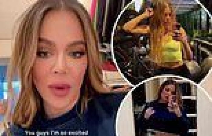 Khloe Kardashian hits the gym for a grueling workout before plugging Good ... trends now