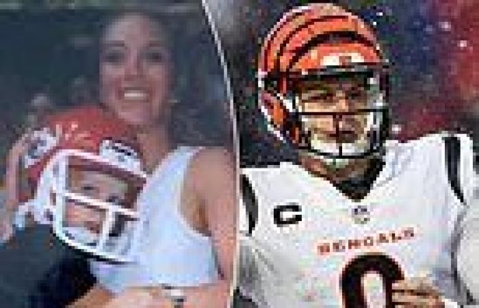 sport news Joe Burrow's dad shares photo of Bengals quarterback wearing a Chiefs helmet as ... trends now