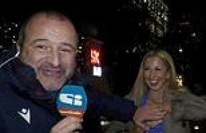 sport news Cheeky female Hearts fan interrupts Italian TV live coverage to flash the ... trends now