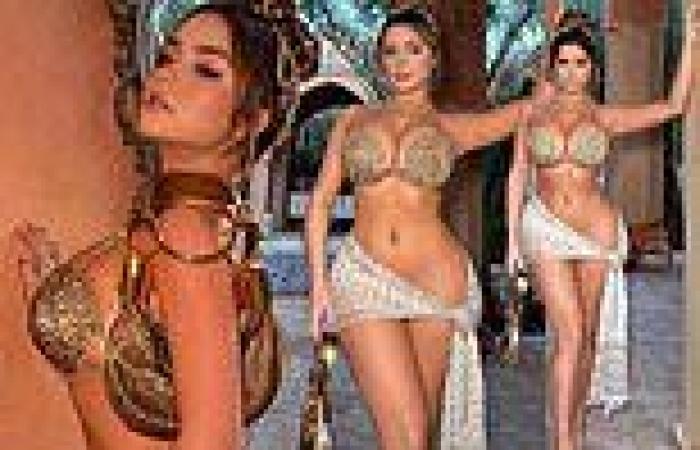 Demi Rose leaves little to the imagination as she skips the underwear in Egypt trends now