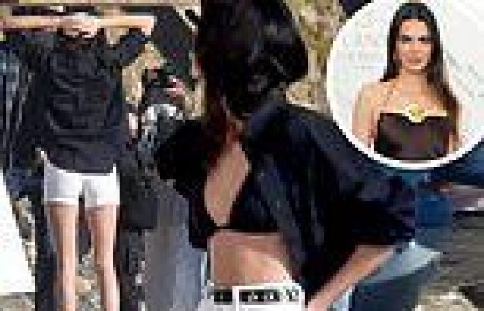 Kendall Jenner showcases taut midriff and knockout legs during beach photo-shoot trends now