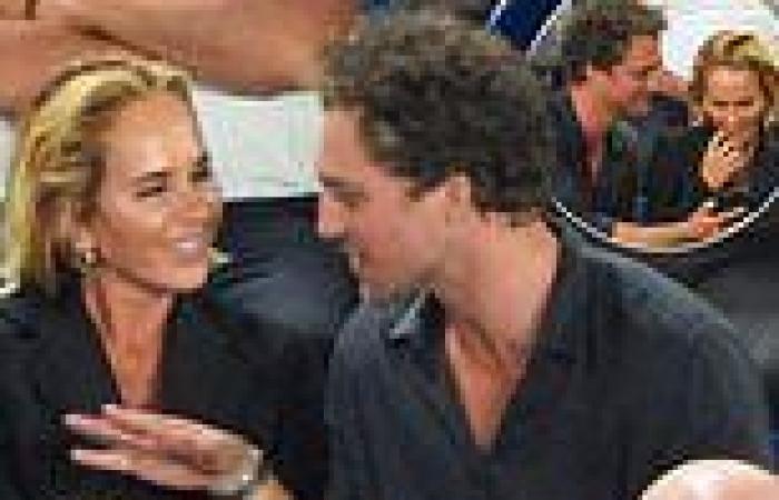 Pip Edwards seen with Ben Waddell at the Australian Open after Michael Clarke ... trends now
